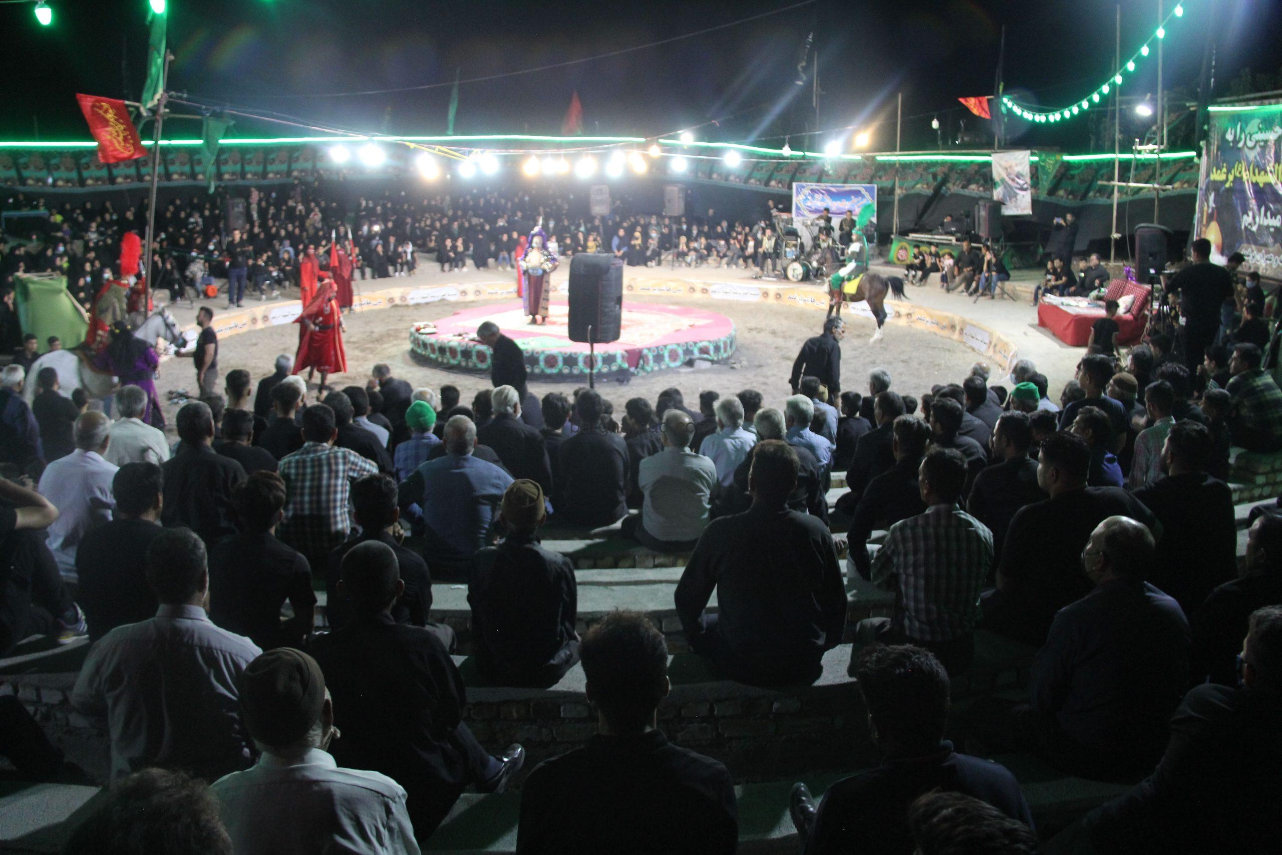 محرم 1401 میدان تعزیه حسینیه سیدالشهداء برغمد